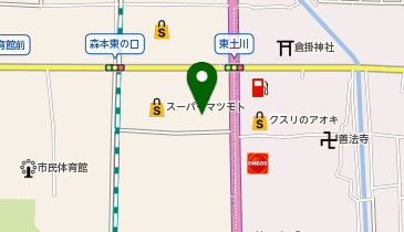 ドラッグユタカ 向日森本店の地図画像