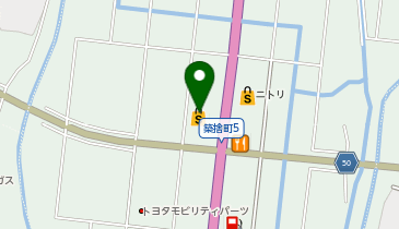 ドラッグユタカ 築捨店の地図画像