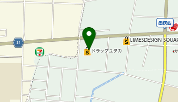 ドラッグユタカ 墨俣店の地図画像