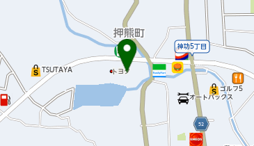 ドラッグユタカ 押熊店の地図画像