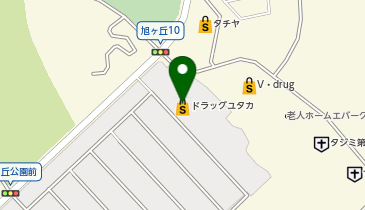 ドラッグユタカ 旭ケ丘店の地図画像