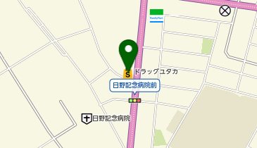 ドラッグユタカ 日野店の地図画像