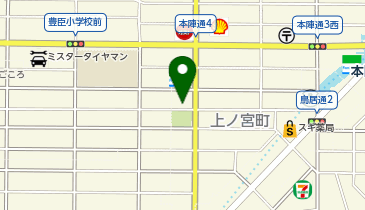 ドラッグユタカ 本陣店の地図画像