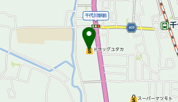 ドラッグユタカ 千代川店の地図画像
