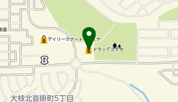 ドラッグユタカ 桂坂店の地図画像