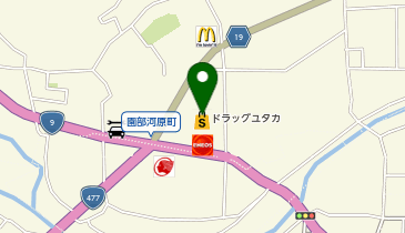 ドラッグユタカ 園部店の地図画像