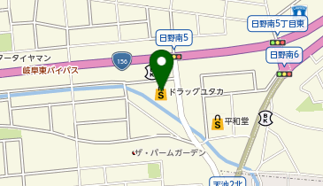 ドラッグユタカ 岐阜日野店の地図画像
