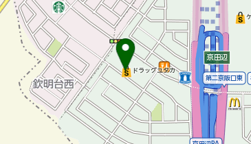 ドラッグユタカ 松井山手店の地図画像