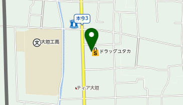 ドラッグユタカ 大垣本今店の地図画像
