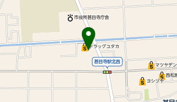 ドラッグユタカ あま甚目寺店の地図画像