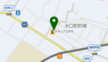ドラッグユタカ 水口的場店の地図画像
