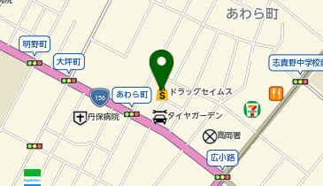 ドラッグセイムス 高岡店の地図画像