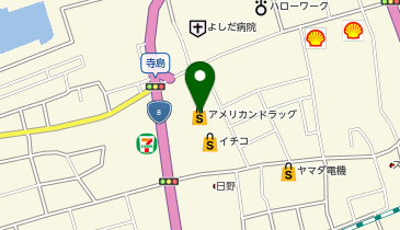 アメリカンドラッグ 糸魚川店の地図画像