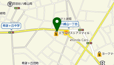 ドラッグセイムス 世田谷船橋店の地図画像