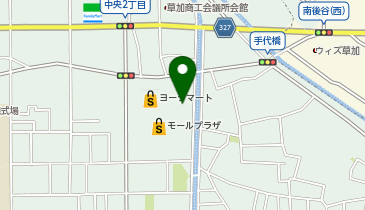 ドラッグセイムス モールプラザ草加中央店の地図画像