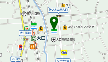 セイムス 大口薬局の地図画像