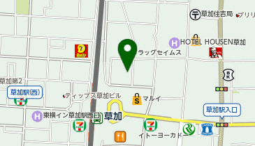 ドラッグセイムス 草加駅前一番通り店の地図画像
