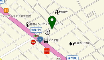 ドラッグセイムス 深作店の地図画像