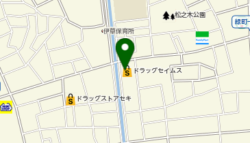 ドラッグセイムス 八潮松之木店の地図画像