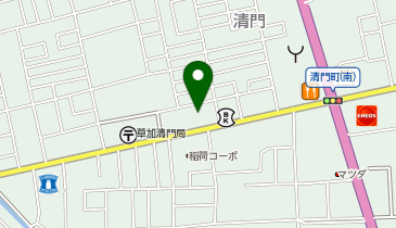 ドラッグセイムス 草加清門町店の地図画像