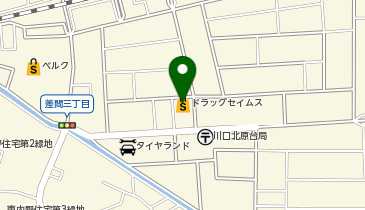 ドラッグセイムス 差間店の地図画像