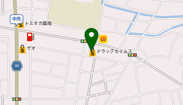 ドラッグセイムス 熊谷中央店の地図画像