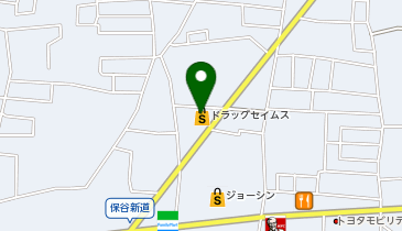 ドラッグセイムス 西東京保谷店の地図画像