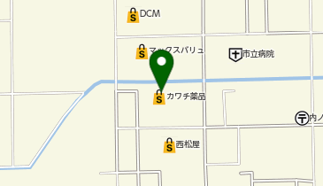 カワチ薬品 寒河江店の地図画像