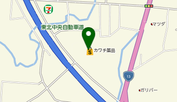 カワチ薬品 米沢北店の地図画像