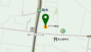 カワチ薬品 笹谷店の地図画像