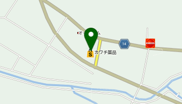 カワチ薬品 石川店の地図画像