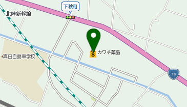 カワチ薬品 上田北店の地図画像