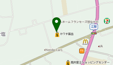 カワチ薬品 中野店の地図画像