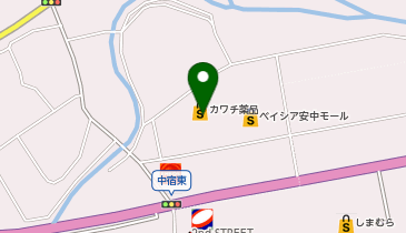 カワチ薬品 安中店の地図画像