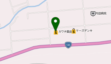 カワチ薬品 沼田東店の地図画像