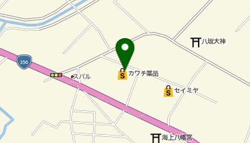 カワチ薬品 銚子北店の地図画像