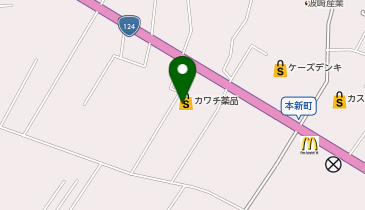 カワチ薬品 波崎店の地図画像