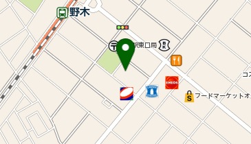 ドラッグストアクラモチ 野木店の地図画像