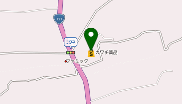 カワチ薬品 益子店の地図画像