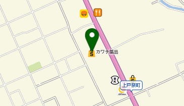 カワチ薬品 戸祭店の地図画像