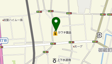 カワチ薬品 一条店の地図画像