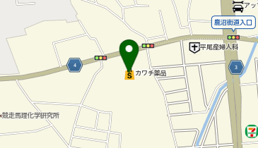 カワチ薬品 三の沢店の地図画像