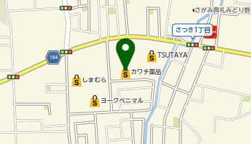 カワチ薬品 針ケ谷店の地図画像
