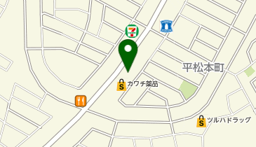 カワチ薬品 平松本町店の地図画像