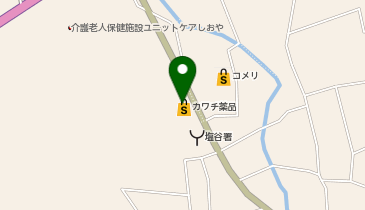 カワチ薬品 塩谷店の地図画像