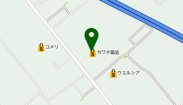 カワチ薬品 大沢店の地図画像