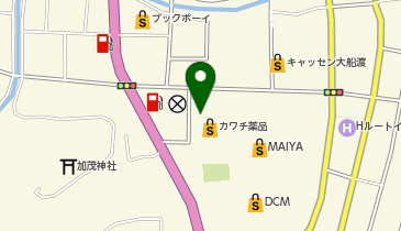 カワチ薬品 大船渡店の地図画像