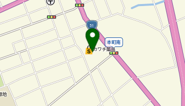 カワチ薬品 浜田店の地図画像