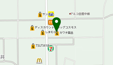 カワチ薬品 北茨城店の地図画像