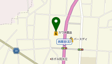 カワチ薬品 本庄店の地図画像